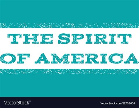 Spirit Of America Watermark Stamp Royalty Free Vector Image