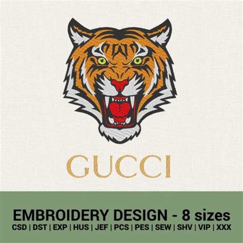 Gucci Oval logo machine embroidery designs downlaod