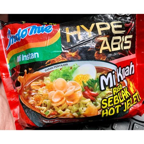 Jual Indomie Hype Abis Mie Instan Rasa Seblak Hot Jeletot 75 Gr