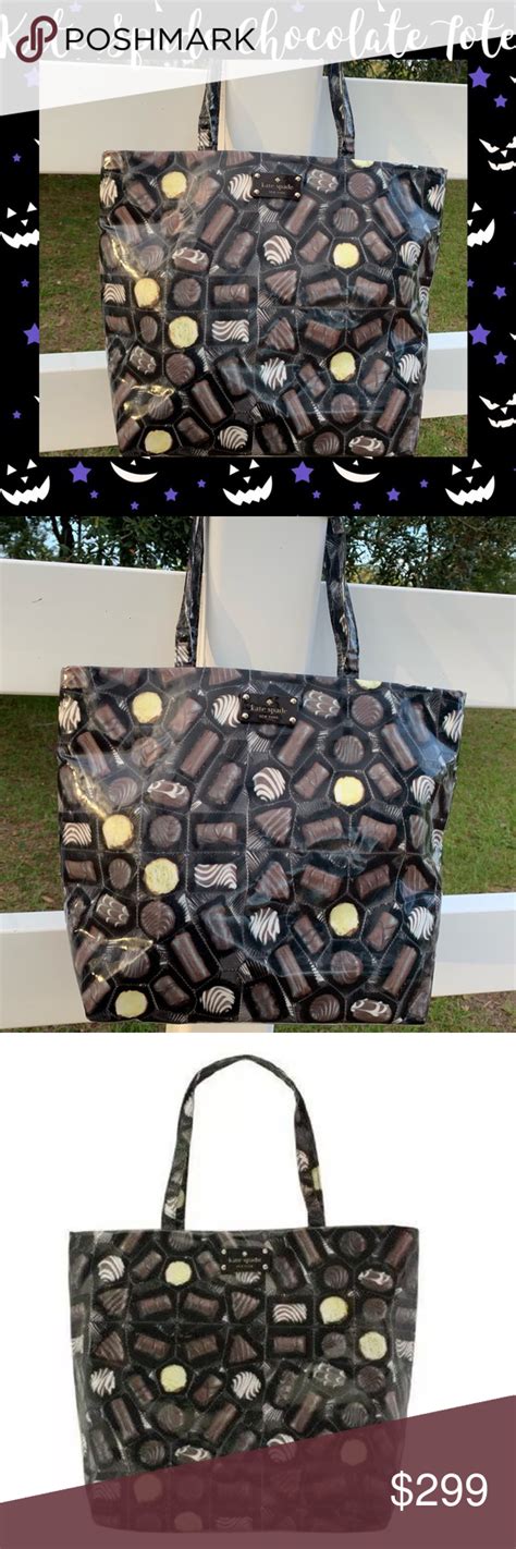 Kate Spade ♠️ Chocolate Halloween Candy Tote Bag Super Cute And Purrfect For Halloween Momma’s