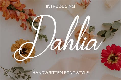 Dahlia Font By Tdc Graphic Creative Fabrica