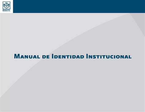 Manual Identidad Institucional Pdf