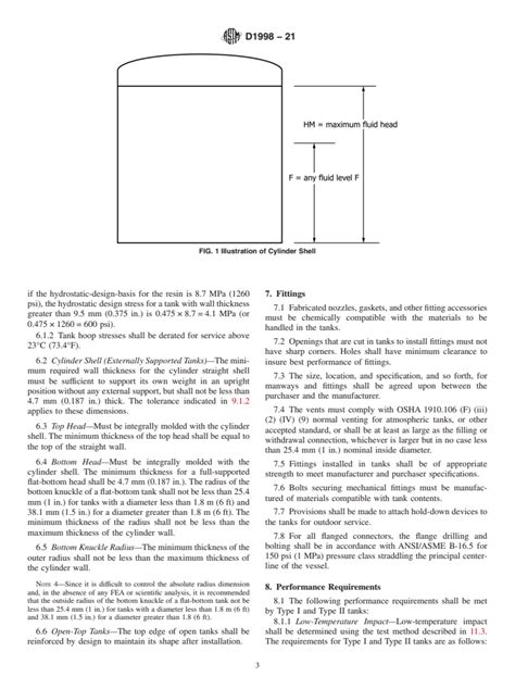 Astm D Standard Specification For Polyethylene Upright Storage