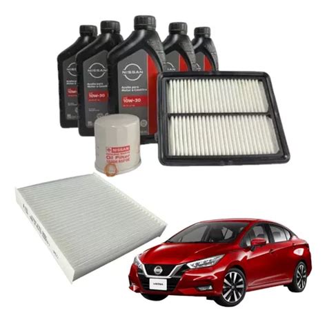 Kit De Afinacion Nvo Original Nissan Versa 2020 Aceite 10w30