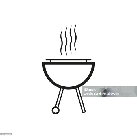 Bbq Grill Icon Vector Illustration Eps 10 Stock Illustration Download