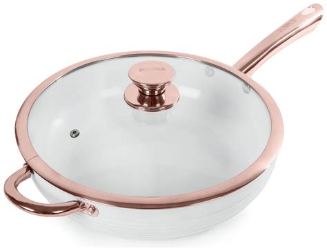 Tower Linear 28cm Multi Pan Rose Gold Reviews