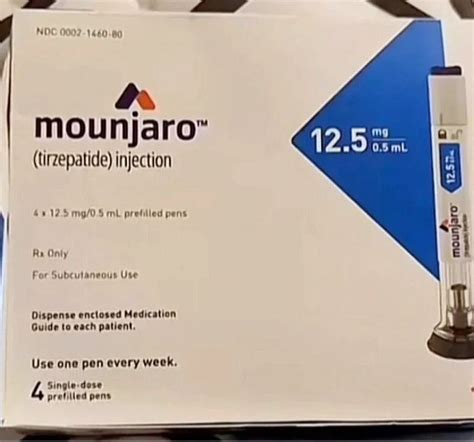 Mounjaro 12 5mg 0 5ml Tirzepatide Injection Sweden Swift Shipment At