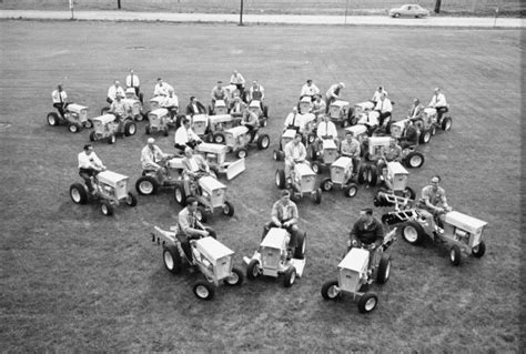 Men With Cub Cadets Photograph Wisconsin Historical Society