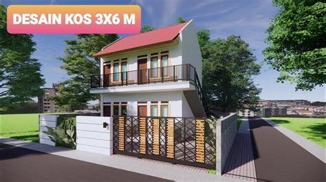 Desain Kos Kosan Eksklusif 35 X 6 M Kamar Mandi Dalam Dapur