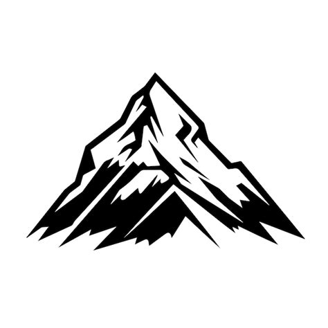 Ilustração Vetorial Do Logotipo Do Pico Da Montanha Icon E Sinal Do