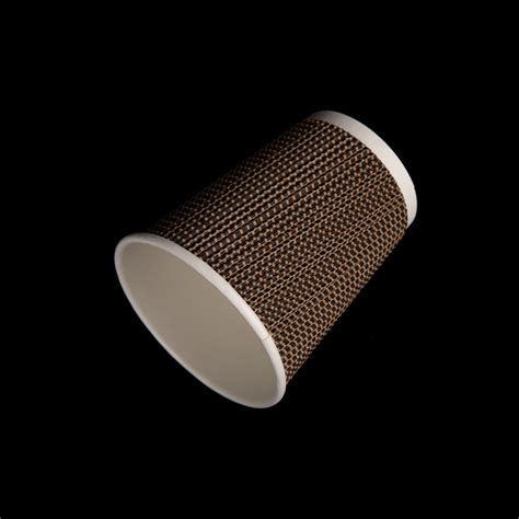 Oz Ripple Wall Cup Logo Printed Disposable Paper Coffee Cups