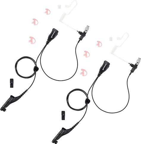 Amazon Commountain APX 6000 XPR 7550e Earpiece W Mic Compatible