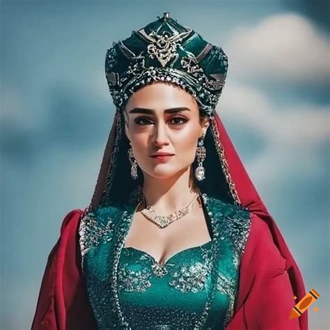 Portrait Of Halime Sultan From Dirilis Ertugrul On Craiyon