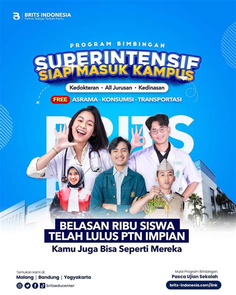 Program Superintensif Utbk Snbt Brits Siap Masuk Ptn Impian