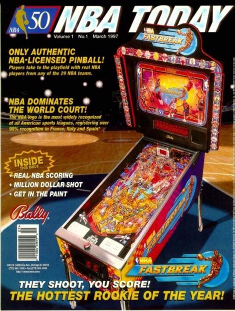 Buy Nba Fastbreak Pinball Machine By Bally Online At 8999