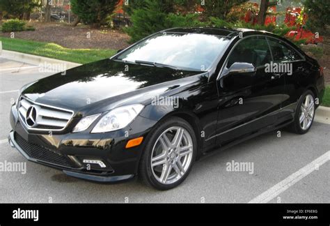 2010 Mercedes Benz E350 coupe 10 02 2009 Stock Photo - Alamy