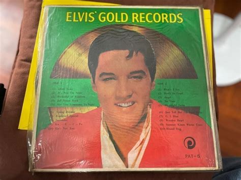 Elvis Presley Gold Records Volume Lp Vinyl