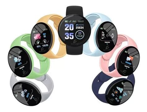 Rel Gio Inteligente Smartwatch Esportivo Redondo T Mercadolivre