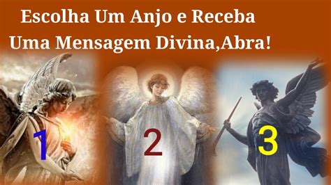 Escolha Um Anjo E Receba Uma Mensagem Divina Abra YouTube