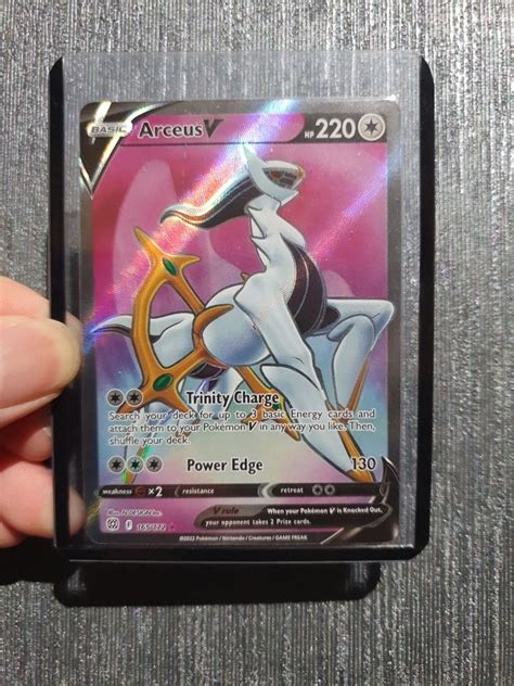 Pokemon Tcg Brilliant Stars Arceus V Full Art Ultra Rare Card Hobbies