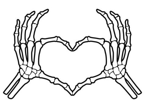 Skeleton Hand Heart Vector Art, Icons, and Graphics for Free Download