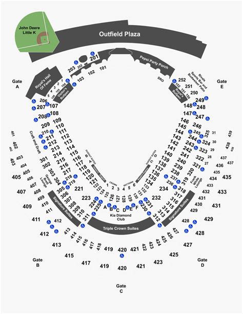 Seating Chart Royals Stadium