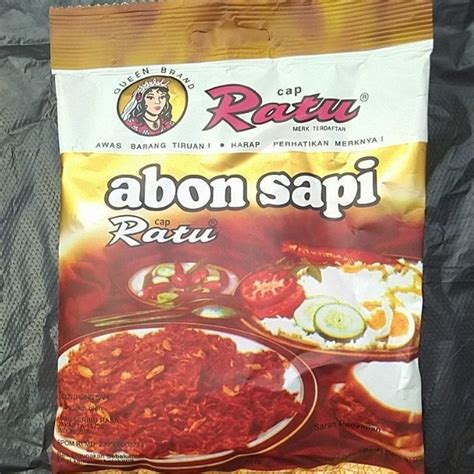 Abon Sapi Cap Ratu Asli Original Gr Meat Floss Shopee Singapore