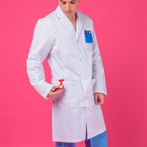 White Lab Coat For Men And Women Unisex Model