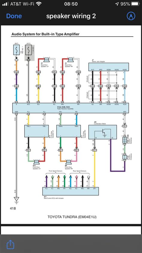 2010 Toyota Tundra Radio Wiring Diagram Wiring Diagram