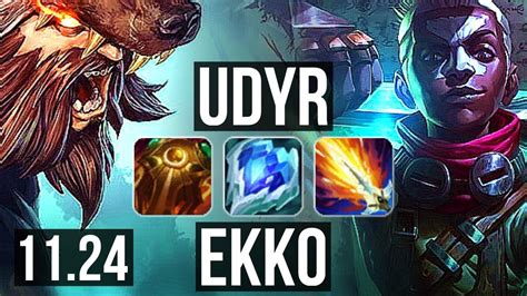 Udyr Vs Ekko Jng Rank Udyr Legendary Games Euw