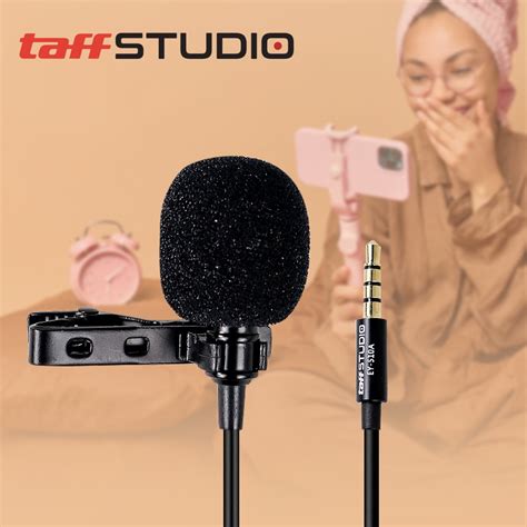 Jual Mic Jepit Taffstudio Deluxe Ey A Mic Clip On For Laptop