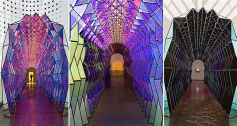 This Colorful Glass Tunnel Looks Out Of This World Literally Out Of This World Colored