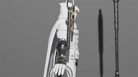 Moon Knight 3d Model Rigged Cgtrader