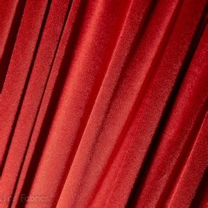 Red Way Stretch Silky Spandex Satin Fabric By The Yard Shiny Satin