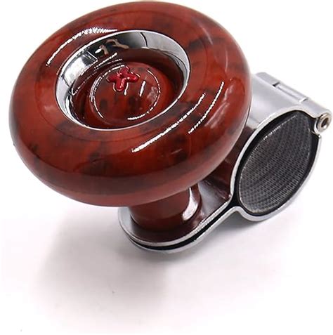 Uxcell Mahogany Tone Steering Wheel Assist Knob Power