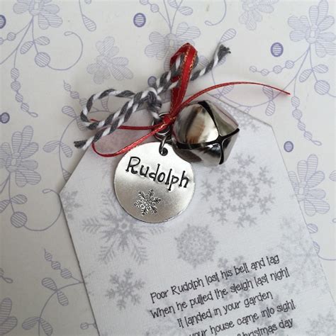 Rudolph S Bell And Tag Rudolph S Lost Bell Etsy