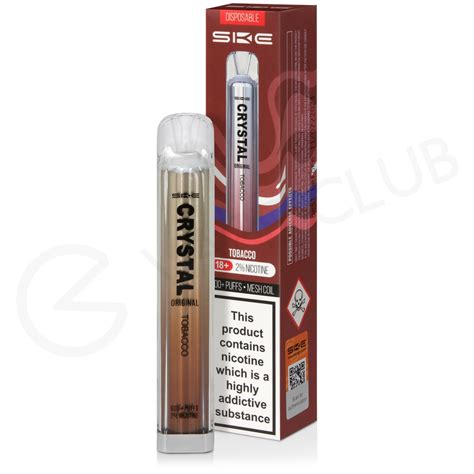 Tobacco Crystal Bar Disposable Vape 3 For £12