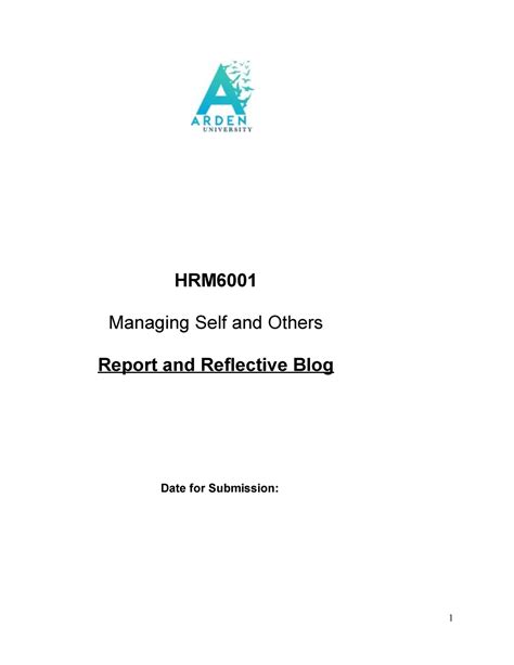 Hrm6001 Managing Self And Others Hrm Managing Self And Others Report