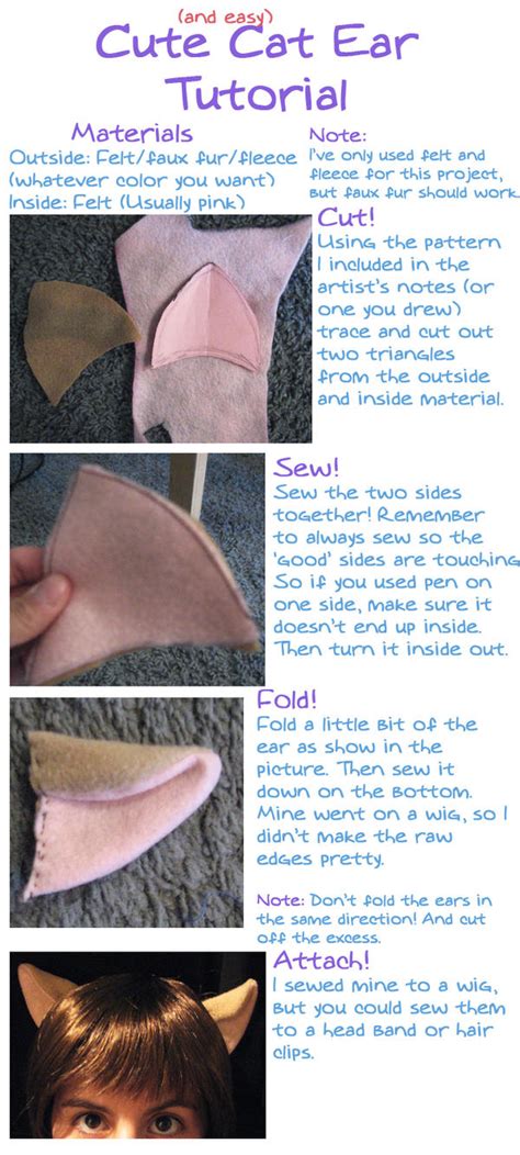 Diy Cat Ears Template