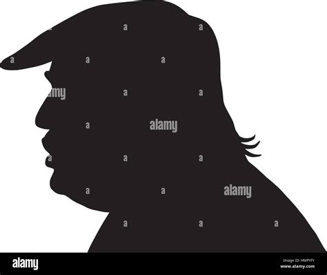 Donald Trump Silhouette Vector Stock Vector Art And Illustration Vector