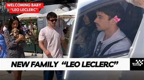 Charles Leclerc And Gf Alexandra Showing Off New Puppy Leo Leclerc At