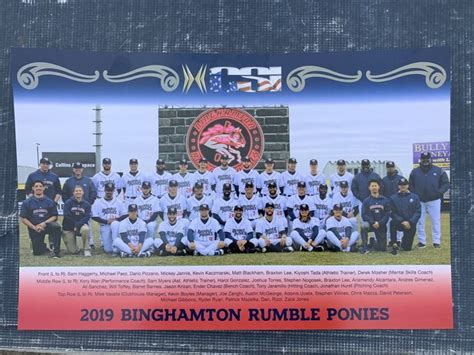 Binghamton Rumble Ponies 2019 Promotional Stadium Giveaways - Stadium Giveaway Exchange