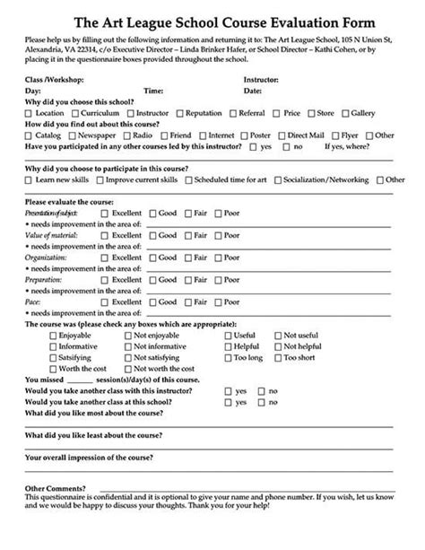 Conference Feedback Form Pdf Free Conference Evaluation Forms In Ms