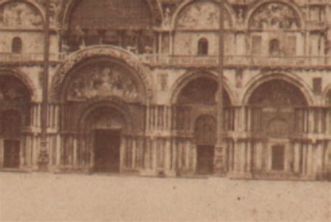 Italy Venice St Mark S Basilica San Marco Old Stereo Photo 1870 De