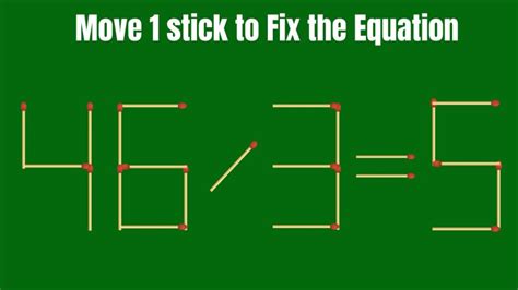 Only A Genius Can Solve This Logical Matchstick Puzzle In Secs