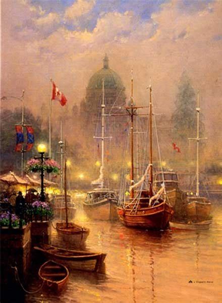 G Harvey Art Harbor Fog By G Harvey A G Harvey Limited Edition