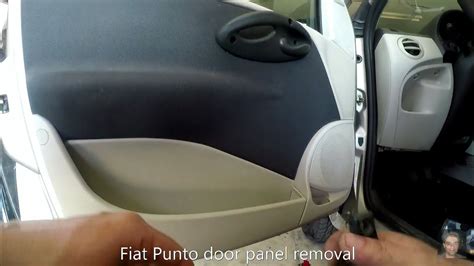 Fiat Punto Door Panel Removal Youtube