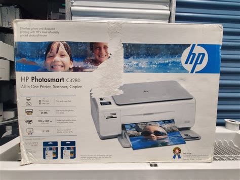 Hp Photosmart C4280 All In One Inkjet Printer Brand New In Box Sealed 808736757744 Ebay