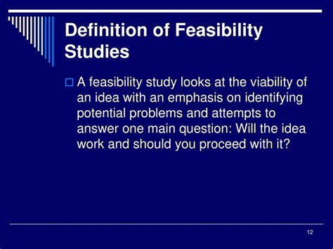 Feasibility Study Meaning Types Purpose Explanation Off