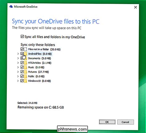 Comment Configurer Onedrive Pour Synchroniser Uniquement Certains